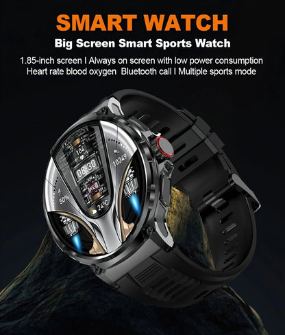 1.85" Ultra HD Smartwatch with GPS, Bluetooth Calling, and Health Monitoring - Ideal Gym Gift