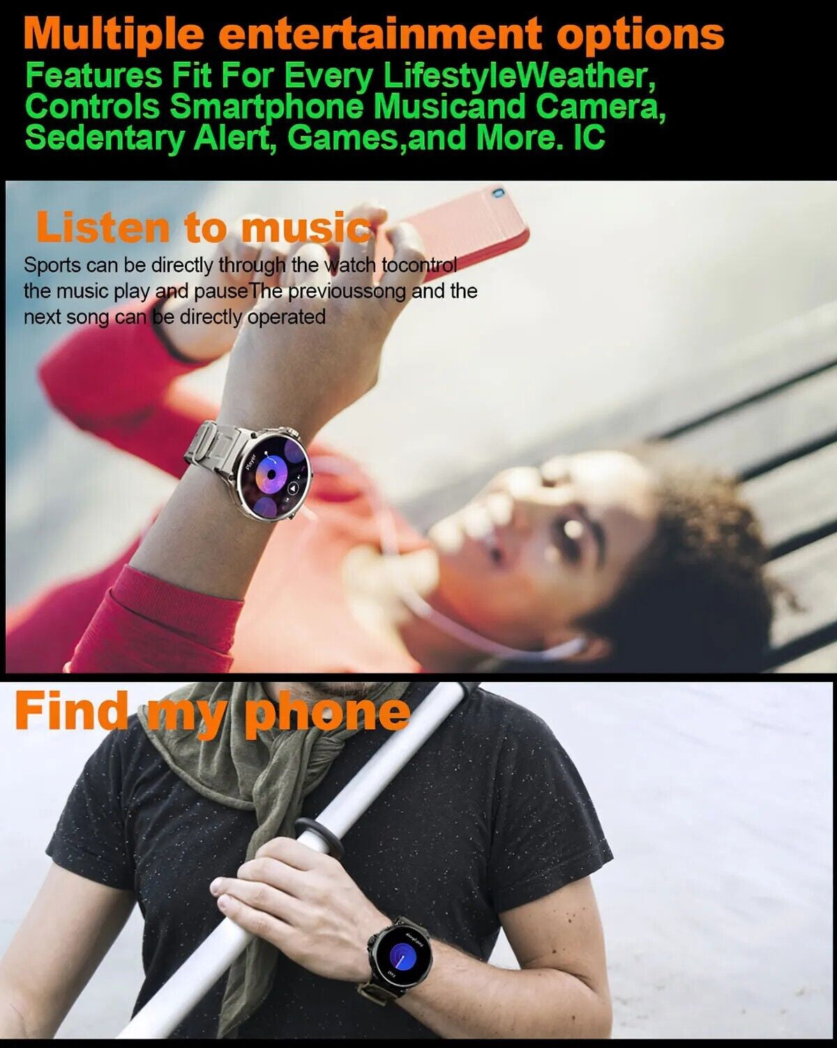 1.85" Ultra HD Smartwatch with GPS, Bluetooth Calling, and Health Monitoring - Ideal Gym Gift