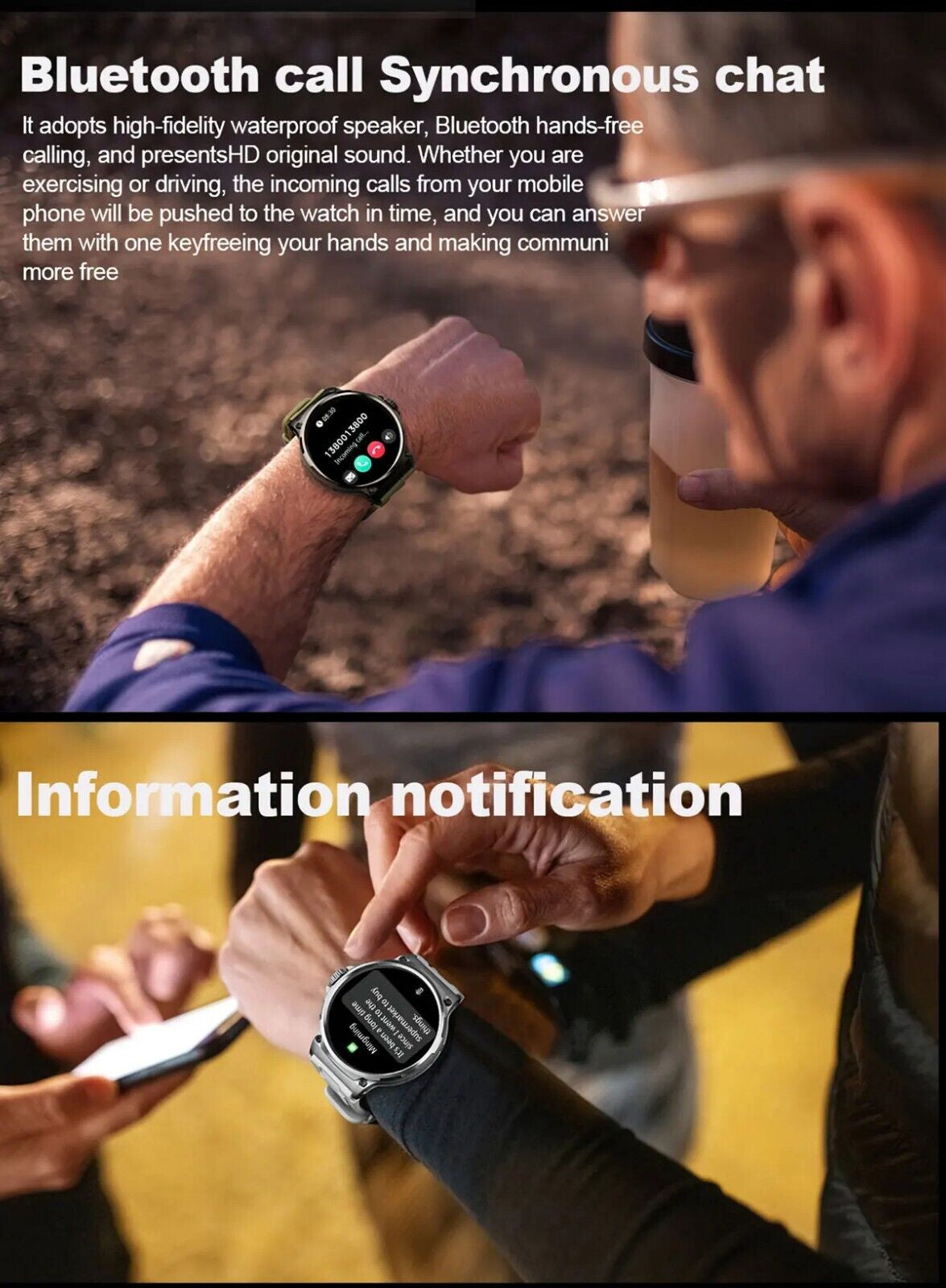 1.85" Ultra HD Smartwatch with GPS, Bluetooth Calling, and Health Monitoring - Ideal Gym Gift